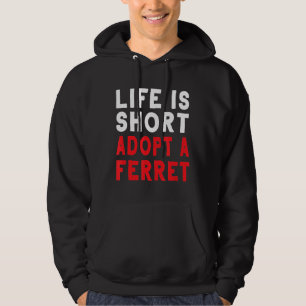 Het leven is kort na adoptie van een spet hoodie