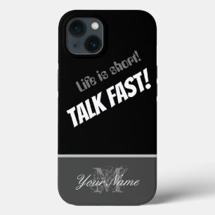 Het leven is kort! - Praat snel! Case-Mate iPhone Case
