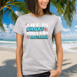Het leven is kort Pura Vida Costa Rica Souvenir T-shirt<br><div class="desc">Breng jezelf terug naar de zonnige kusten van Costa Rica met ons levendige souvenir t-shirt. Met een retro typografie ontwerp en de tijdloze zin 'Life is short - pura vida', dit t-shirt omvat de geest van de zorgeloze levensstijl van het land. Gemaakt van zacht, ademend materiaal, biedt het zowel stijl...</div>