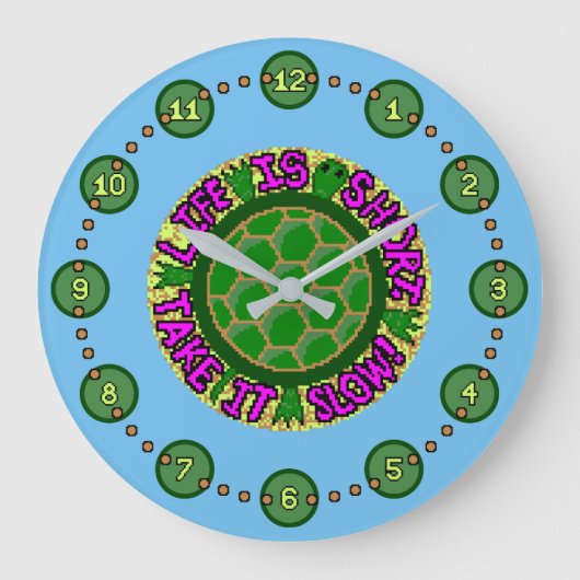 Het leven is kort. Rustig maar. Grote Klok (Voorkant)