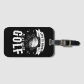 Het leven is kort. Speel meer golf Bagagelabel (Voorkant (horizontaal))