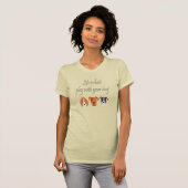 Het leven is kort spel met Uw Dog Quote T-shirt (Voorkant volledig)