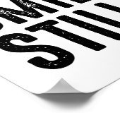 Het leven is kort, terwijl je nog tijd hebt poster (Hoek)