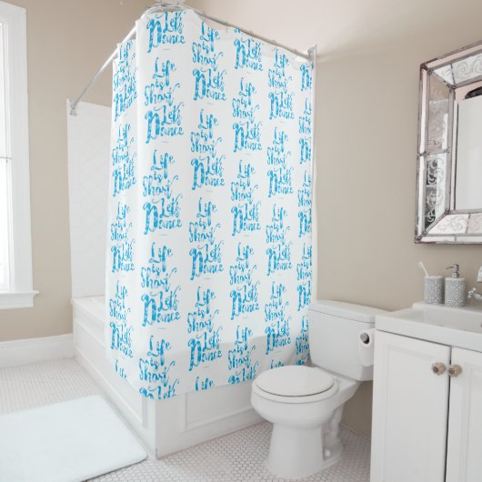 Het leven is kort van de Dans Shower Gordijn (In situ)