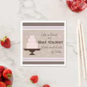 Het leven is kort, zodat je de mond kunt snoeren servet (Insitu)