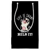 Het leven is korter dan de Koe. Klein Cadeauzakje (Voorkant)