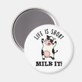 Het leven is korter dan de Koe. Magneet (Voorkant / Achterkant)