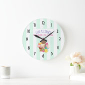 Het leven is korter dan eten meer ijskap grote klok (Huis)