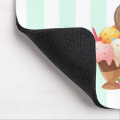 Het leven is korter dan eten meer ijskap muismat (Hoek)