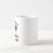 Het leven is korter. Meer Pickleball Koffiemok (Center)