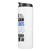 Het leven is kortstondige triathlons maken het lan thermosbeker (Geroteerd rechts)