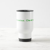Het leven is kostbaar. Cherish van jou. Reisbeker (Center)