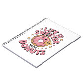 Het Leven Is Lekkerder Met Donuts Notitieboek (Linkerzijde)