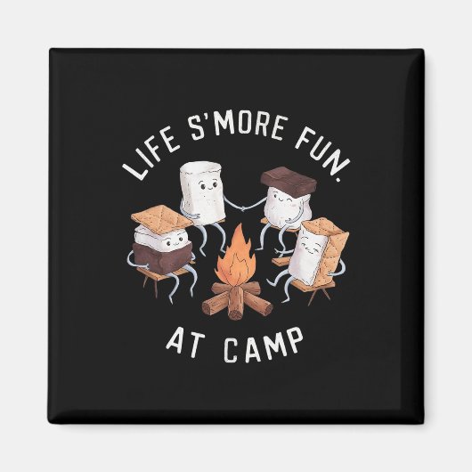 Het leven is leuker bij Kamp Marshmallow Magneet (Voorkant)