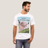 Het leven is leuker in een gigantische bal Zorbing T-shirt (Voorkant volledig)
