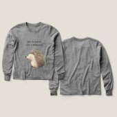 Het leven is leuker met een egel (Voorkant /achterkant)