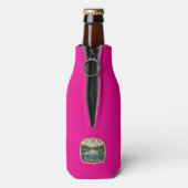 Het leven is leuker met een hengel flesjeskoeler (Fles Achterkant)