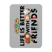 Het leven is leuker met FRIENDS™ Chibi-illustratie Magneet (Verticaal)