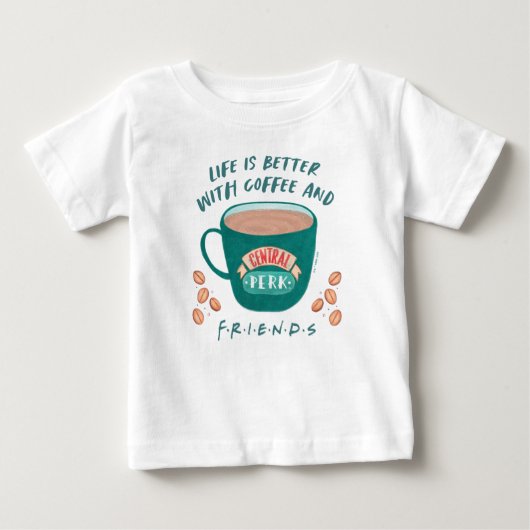 Het leven is leuker met koffie en FRIENDS™ (Voorkant)