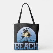 Het Leven is Leuker op het Strand Tote Bag (Achterkant)