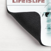 Het leven is leven muismat (Hoek)