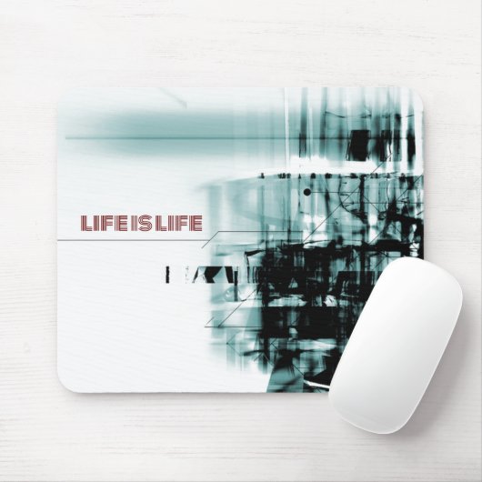 Het leven is leven muismat (Met muis)