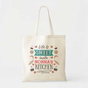 Het leven is lief in Nonna's keuken Tote Bag