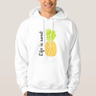 Het leven is lief met ananas hoodie
