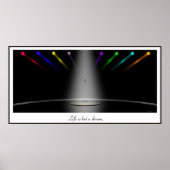 Het leven is maar een droom. poster (Voorkant)