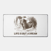 Het leven is maar een droomwonderland dat de rode  bureaumat (Voorkant)