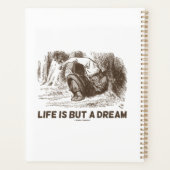 Het leven is maar een droomwonderland dat de rode planner (Achterkant)