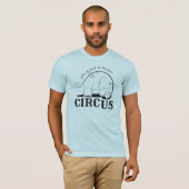 Het leven is maar een olifantendoedel. t-shirt (Voorkant volledig)
