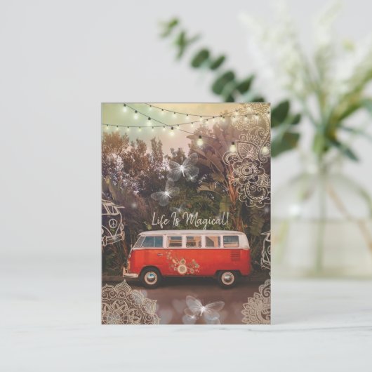 Het leven is Magisch Briefkaart (Staand voorkant)