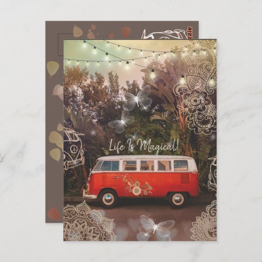 Het leven is Magisch Briefkaart (Voorkant / Achterkant)