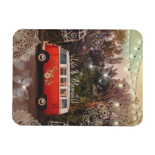 Het leven is magisch magneet (Horizontaal)