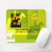 Het leven is majestueus muismat (Met muis)