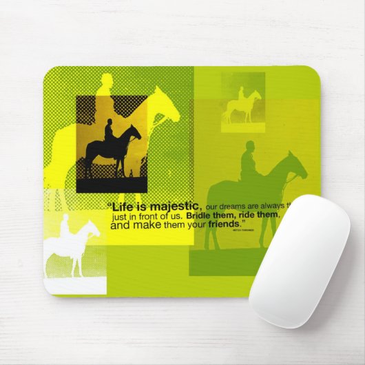 Het leven is majestueus muismat (Met muis)