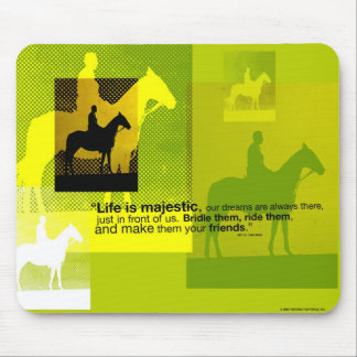 Het leven is majestueus muismat