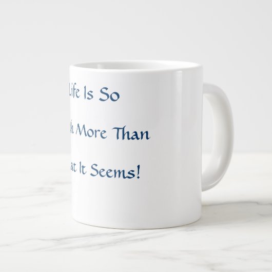 Het leven is meer grote koffiekop (Voorkant rechts)