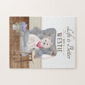 Het leven is met een estie legpuzzel (Horizontaal)