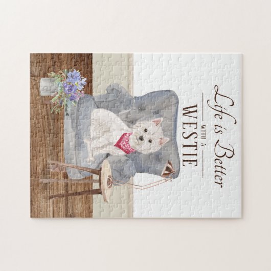 Het leven is met een estie legpuzzel (Horizontaal)