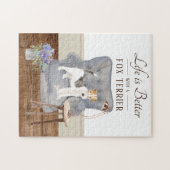 Het leven is met een fox terger puzzel legpuzzel (Horizontaal)