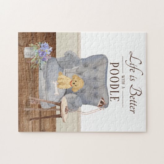 Het leven is met een puzzel legpuzzel (Horizontaal)