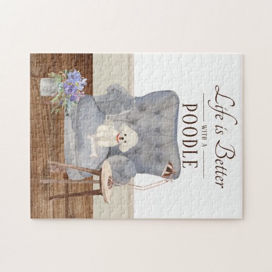 Het leven is met een puzzel legpuzzel (Horizontaal)