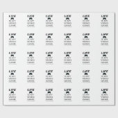 Het leven is mijn videogame (Halo) Cadeaupapier (Vlak)