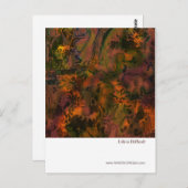 Het leven is moeilijk briefkaart (Voorkant / Achterkant)