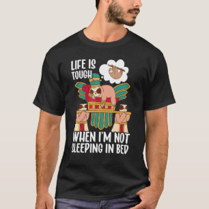 Het leven is moeilijk koud oud Egyptische faroah S T-shirt
