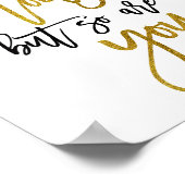 Het leven is moeilijk, maar je bent ook Inspireren Poster (Hoek)