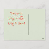 Het leven is moeilijk, maar jij ook! Goed kerstfee Feestdagenkaart (Achterkant)