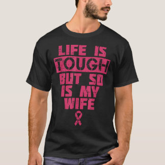 Het Leven Is Moeilijk Maar Mijn Vrouw Is Ook Borst T-shirt